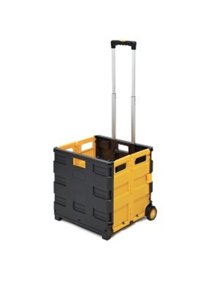 CARRELLO A VALIGETTA PIEGHEVOLE IN ALLUMINIO/PVC KG.35 RUOTE GOMMA D.150 ART.TRHA170