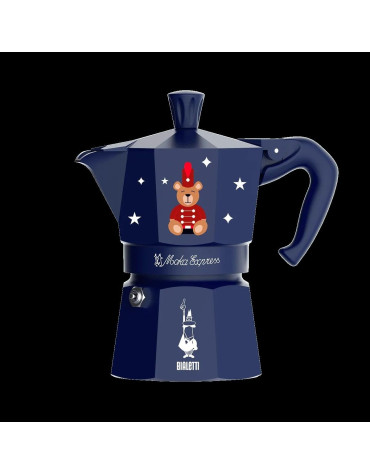 Moka Express Blu 3TZ Magico Ricordo Bialetti Caffettiera